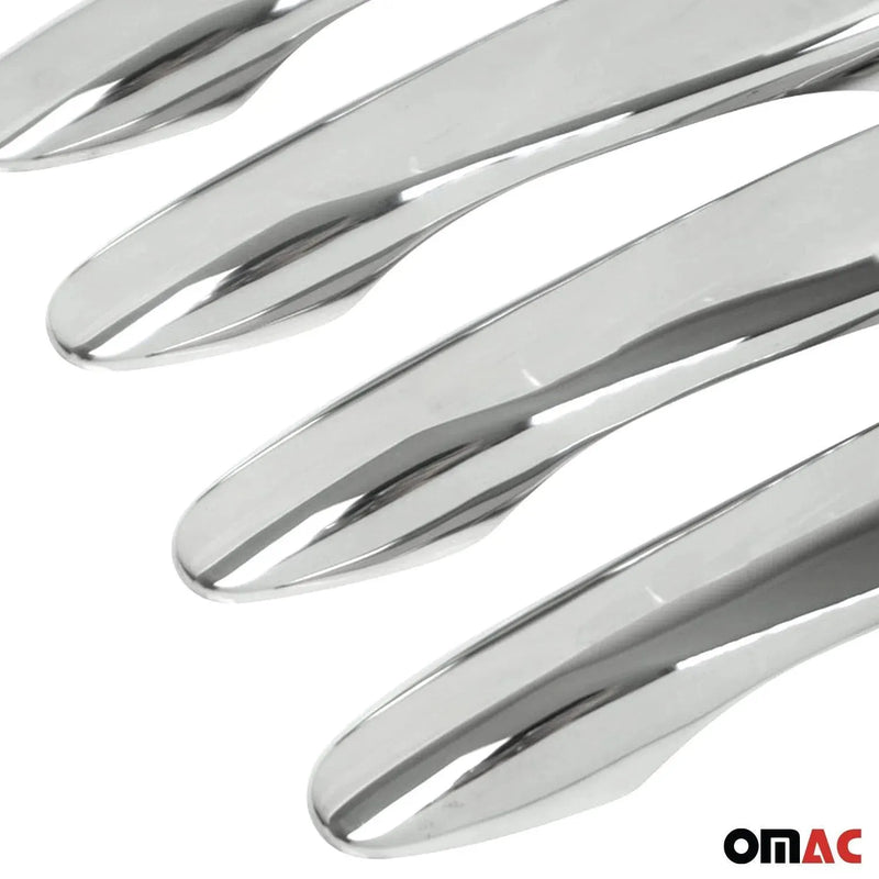 Car Door Handle Cover Protector for Nissan Kicks 2018-2024 Steel Chrome 8 Pcs - OMAC USA