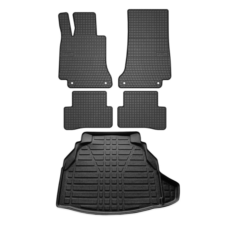 2015-2021 Mercedes C Class W205 Floor Mats & Cargo Liner Full Set All Weather