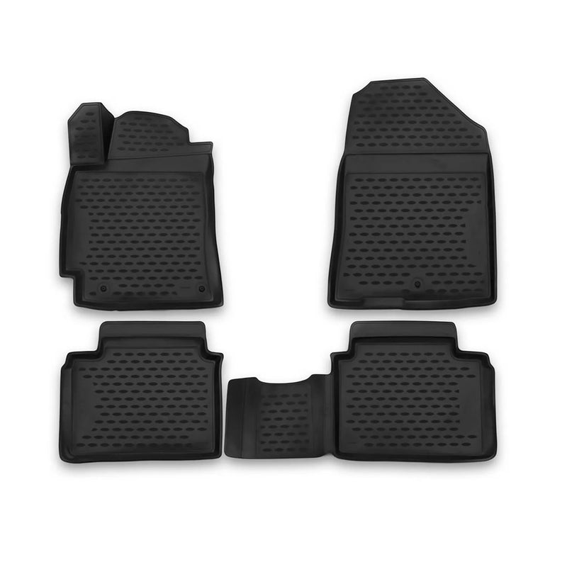 2017-2020 Hyundai Elantra Floor Mats Liners Full Set All Weather Black