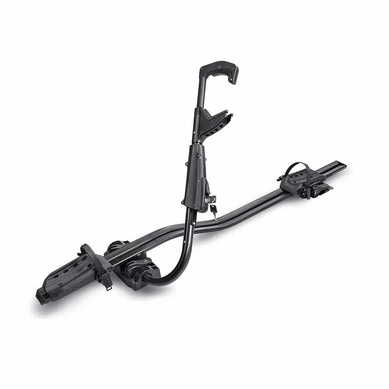 Car Rooftop Mount Bike Rack Carrier Bicycle Universal Lockable Black