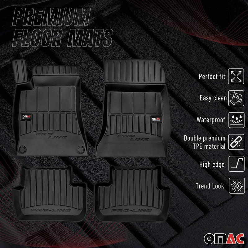 2013-2018 Mercedes A Class W176 A45 A45 A180 Premium Floor Mats Liners Full Set All Weather Heavy Duty