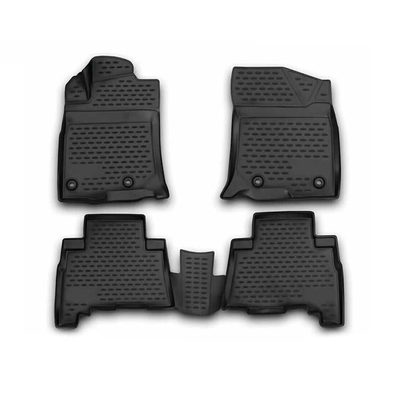 2010-2018 Toyota 4Runner Floor Mats Liners Full Set All Weather Black