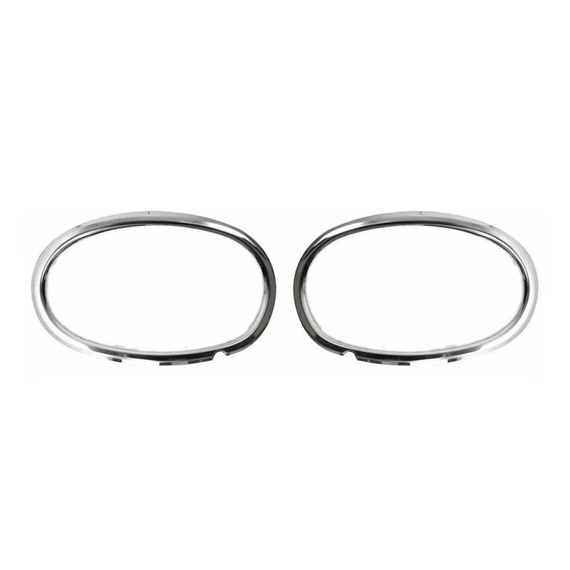 Fog Light Lamp Bezel Cover for Mercedes Sprinter W906 2014-2018 Steel Silver 2x - OMAC USA