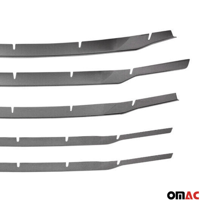 Front Bumper Grill Trim Molding for Ford Transit Courier 2018-2023 Steel Dark 5x