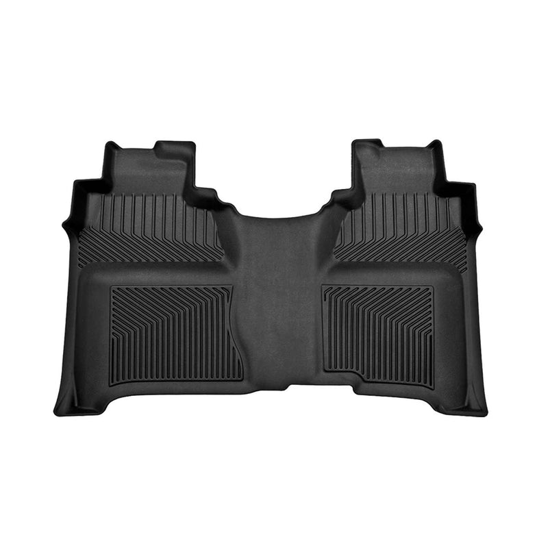 2014-2018 GMC Sierra 1500 Silverado Double Cab Rear Premium Floor Mats Liners Second Row