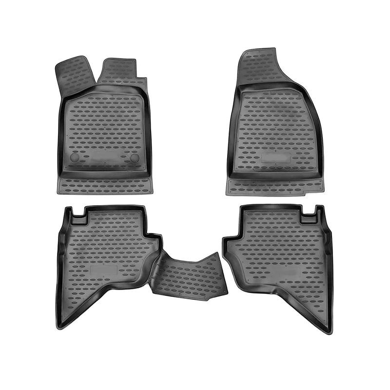 2006-2012 Ford Ranger Floor Mats Liners Full Set All Weather Black