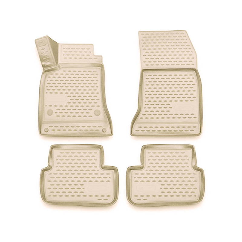 2015-2019 Mercedes GLA Class X156 Floor Mats Liners Full Set All Weather Beige