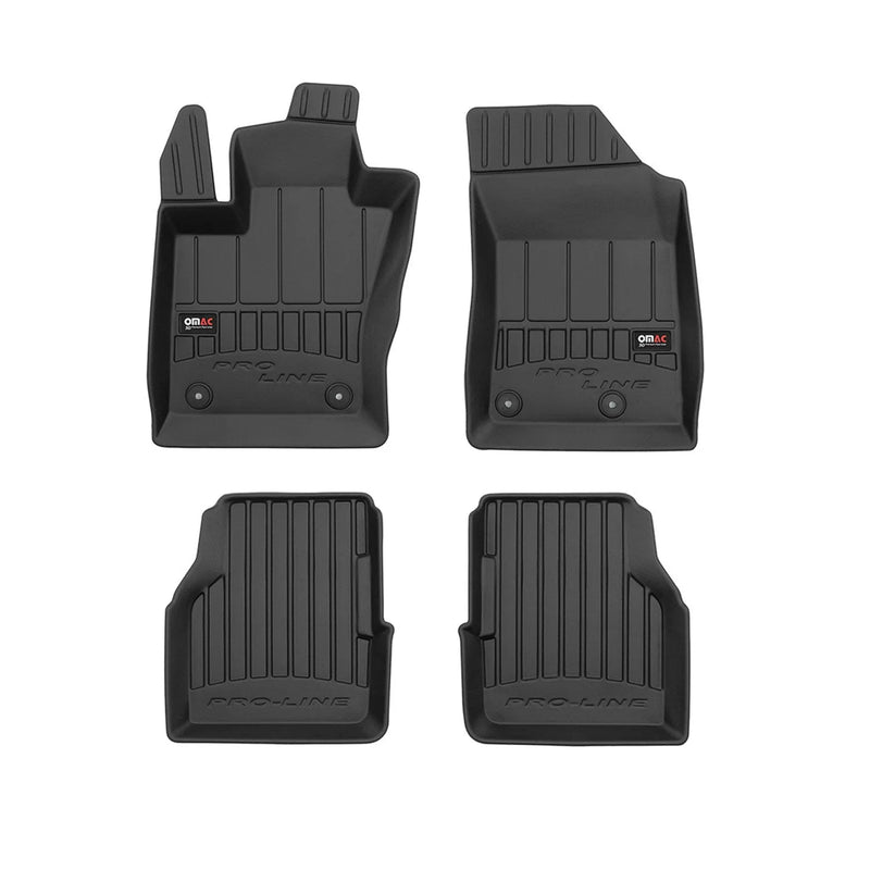 2017-2024 Jeep Compass Premium Floor Mats Liners Full Set All Weather Heavy Duty