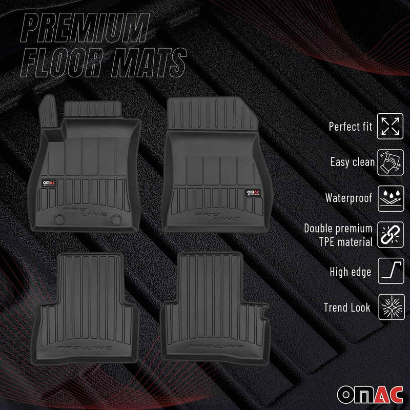 2011-2017 Nissan Juke Premium Floor Mats Liners Full Set All Weather Heavy Duty