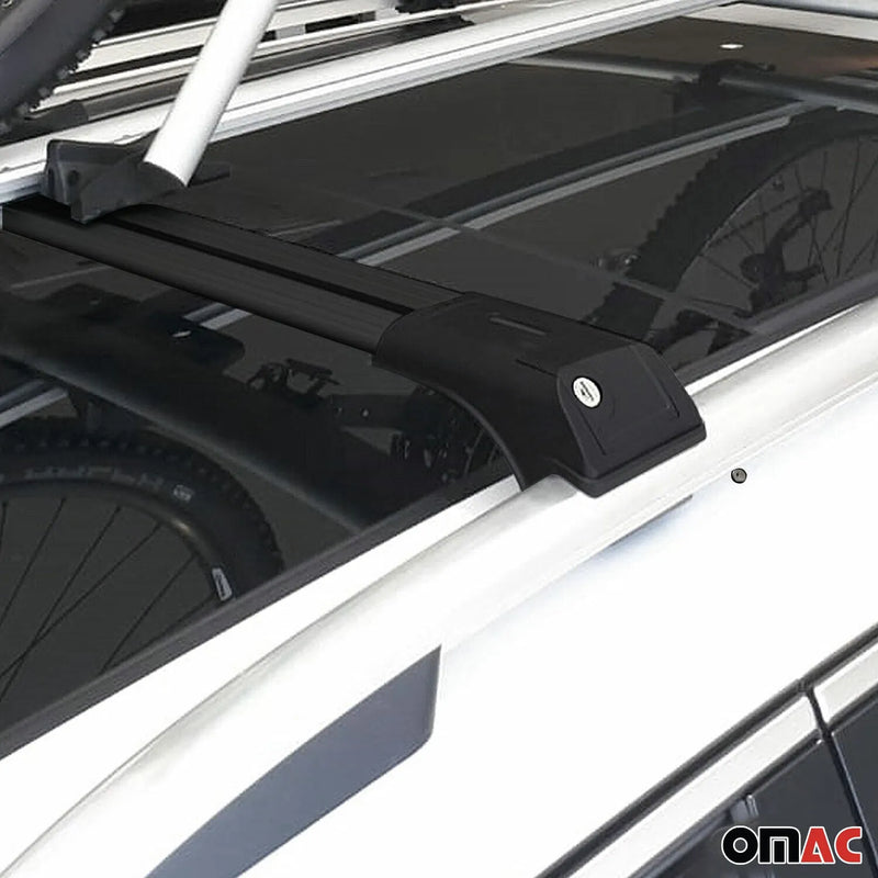 2008-2014 BMW X6 E71 & E72 Roof Rack Cross Bars Black