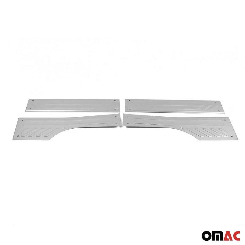 2015-2022 RAM ProMaster City Mirror Cover Caps & Door Sill Covers Chrome Set