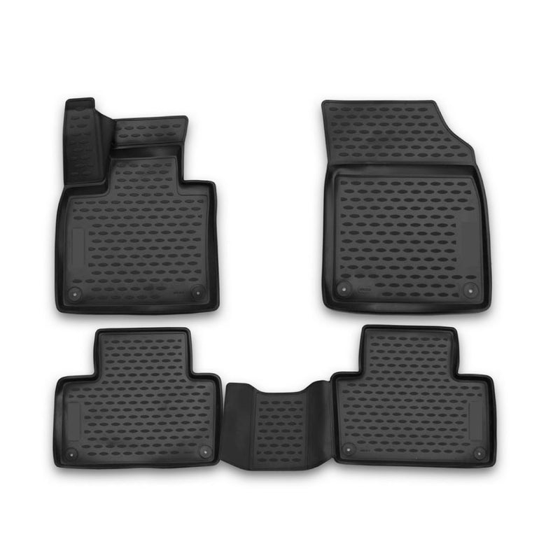 2016-2024 Volvo XC90 Floor Mats Liners Full Set All Weather Black