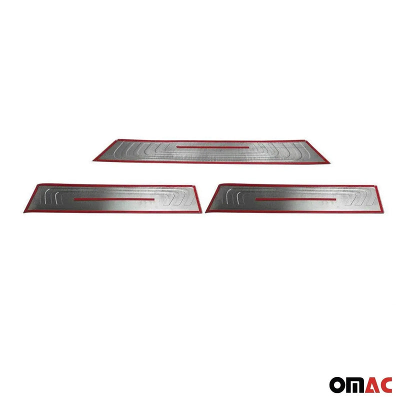 Door Sill Scuff Plate Scratch Protector for Mercedes Metris 2016-2024 Steel 3x - OMAC USA