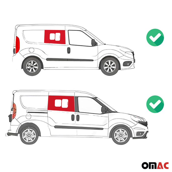 Sliding Window Glass Fit Kit For Ram Promaster City 2015-2022 Front Right Side