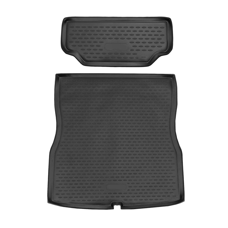 2016-2020 Tesla Model S Custom Floor Mats & Cargo Liners Black 5 Pcs