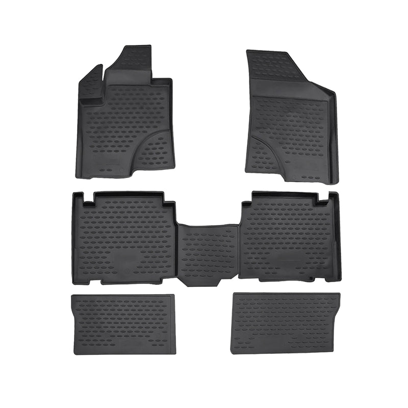 2007-2012 Hyundai Veracruz Floor Mats Liners Full Set All Weather Black