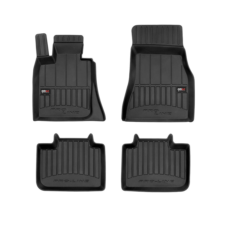 2018-2019 BMW 6 Series G32 Gran Turismo Premium Floor Mats Liners Full Set All Weather Heavy Duty Black