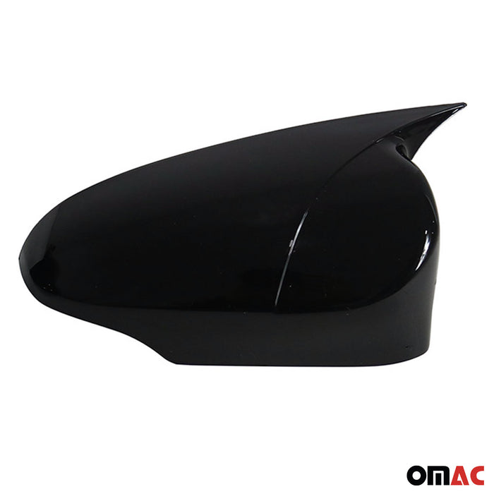 Side Mirror Cover Caps Fits Toyota C-HR 2018-2022 Piano Black 2 Pcs
