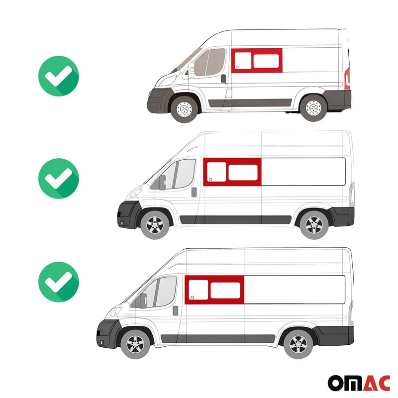 2014-2024 RAM ProMaster Window Glass Fit Kit Front Left Side L2 L3 L4