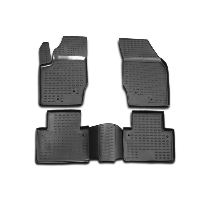 2003-2014 Volvo XC90 Floor Mats Liners Full Set All Weather 5 Seats Black