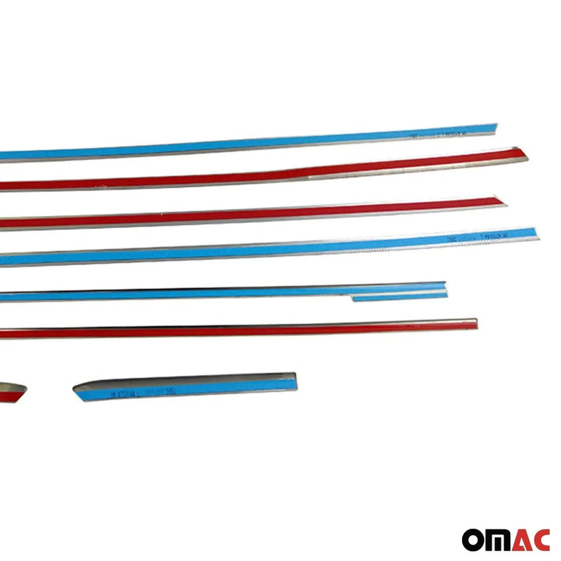 Window Molding Trim Streamer for Mercedes Metris Long 2016-2024 S. Steel 8x - OMAC USA