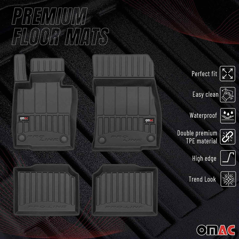 2011-2016 Mini Cooper Countryman R60 Premium Floor Mats Liners Full Set All Weather Heavy Duty