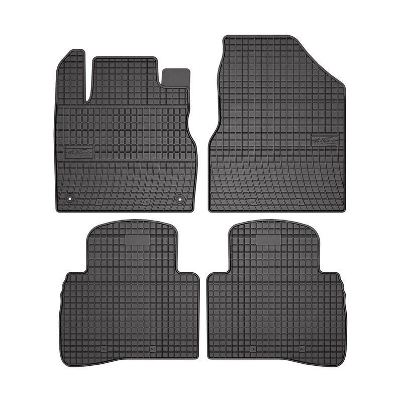 2009-2014 Nissan Murano Floor Mats Liners Full Set All Weather Rubber Black