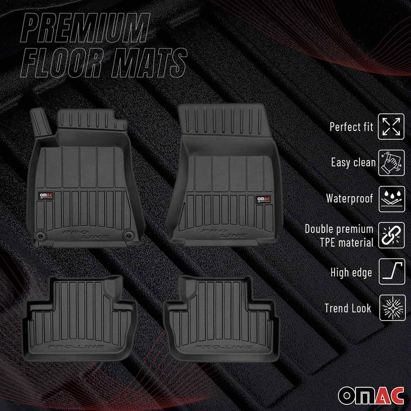 2006-2014 Lexus IS350 IS250 Premium Floor Mats Liners Full Set All Weather Heavy Duty