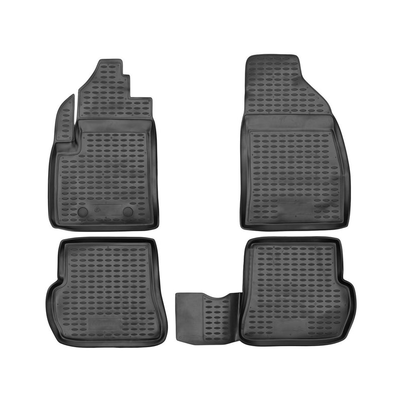 2001-2007 Ford Mondeo Floor Mats Liners Full Set All Weather Black