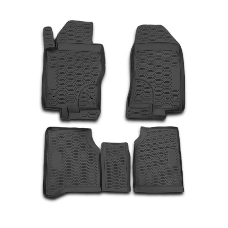 2005-2021 Nissan Frontier Crew Cab Floor Mats Liners Full Set All Weather