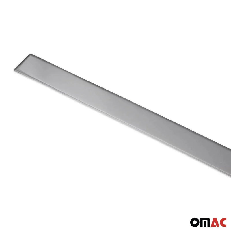 Rear Trunk Molding Trim for Fiat 500L 2014-2020 Stainless Steel Silver 1Pc - OMAC USA