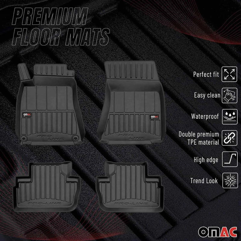 2006-2014 Lexus IS350 IS250 Premium Floor Mats Liners Full Set All Weather Heavy Duty