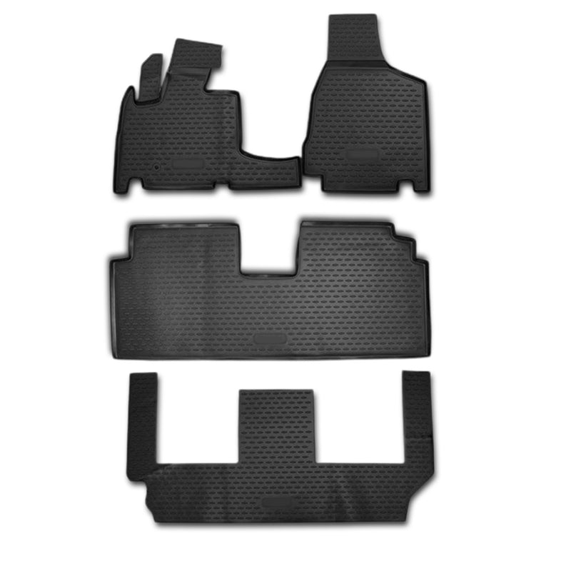 2008-2020 Dodge Grand Caravan Floor Mats Liners Full Set All Weather Black