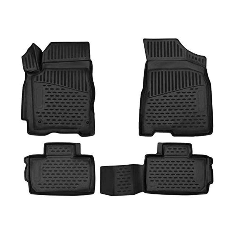 2013-2015 Toyota Venza Floor Mats Liners Full Set All Weather Black