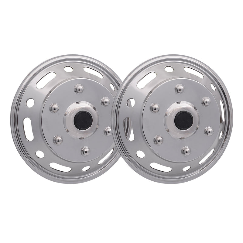 2014-2018 Mercedes Sprinter W906 16" Dual Wheel Simulator Hubcaps Steel 2Pcs