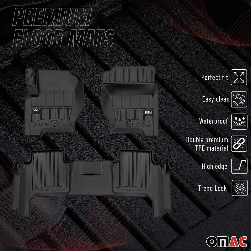 2006-2013 Range Rover Sport Premium Floor Mats Liners Full Set All Weather Heavy Duty