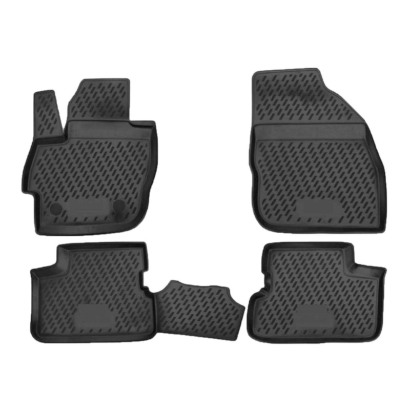 2010-2013 Mazda 3 Floor Mats Liners Full Set All Weather Black