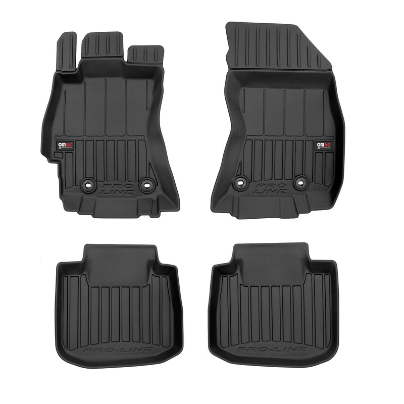 2015-2019 Subaru Outback Premium Floor Mats Liners Full Set All Weather Heavy Duty Black