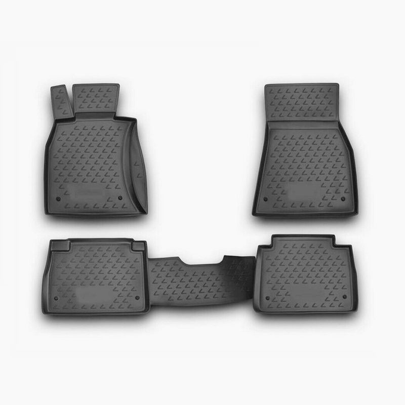 2007-2012 Lexus LS600h Floor Mats Liners Full Set All Weather Black