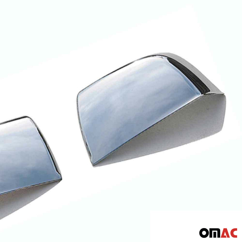 2015-2022 RAM ProMaster City Side Mirror Cover Caps Chrome Silver 2Pcs