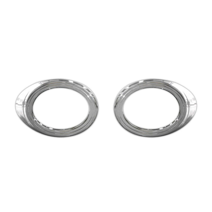 Fog Light Lamp Bezel Cover for Ford Transit Connect 2010-2013 Silver 2 Pcs