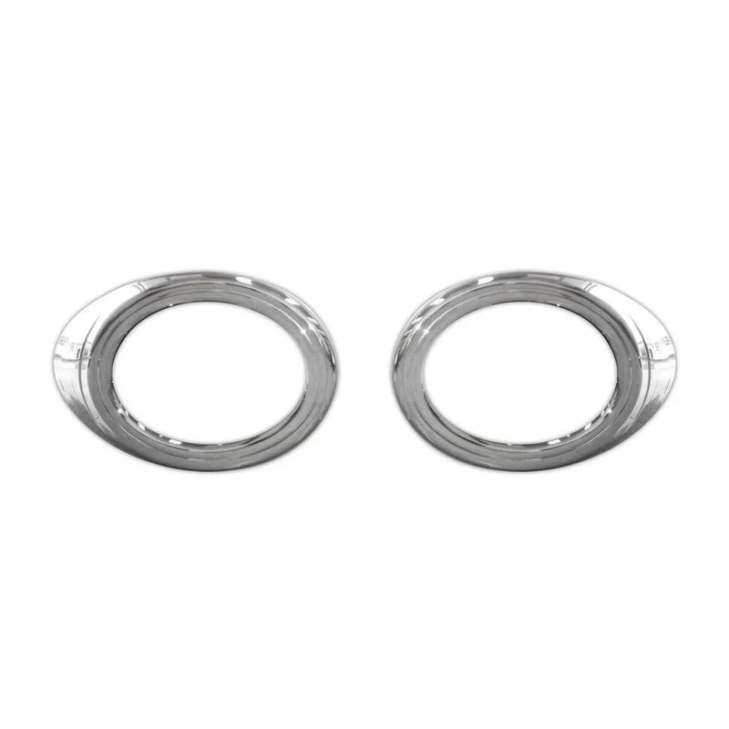 Fog Light Lamp Bezel Cover for Ford Transit Connect 2010-2013 Silver 2 Pcs - OMAC USA