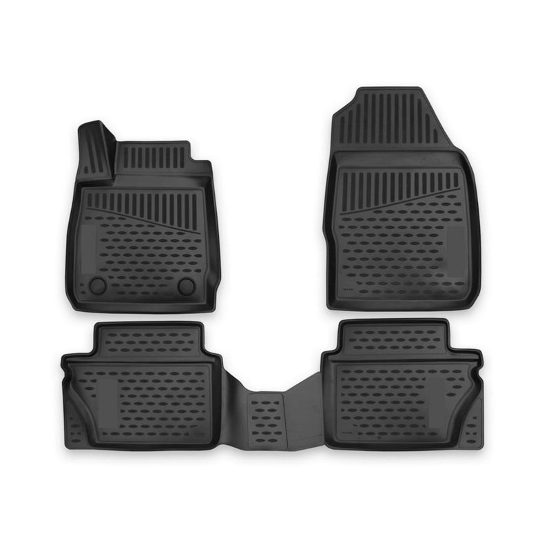 2011-2019 Ford Fiesta Floor Mats Liners Full Set All Weather Black