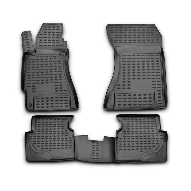 2003-2008 Subaru Forester Floor Mats Liners Full Set All Weather Black