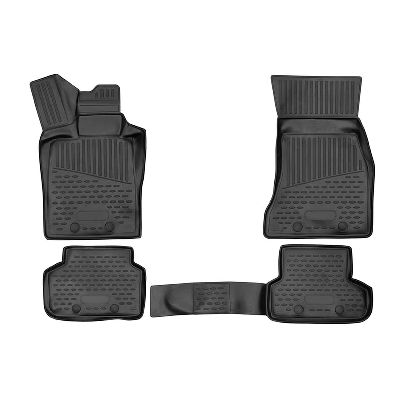 2015-2022 BMW 7 Series G11 / G12 Floor Mats Liners Full Set All Weather Black