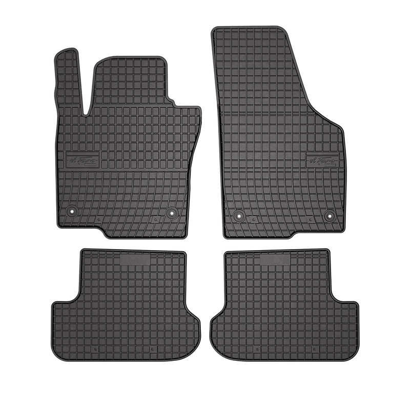 2011-2019 VW Beetle Floor Mats Liners Full Set All Weather Rubber Black