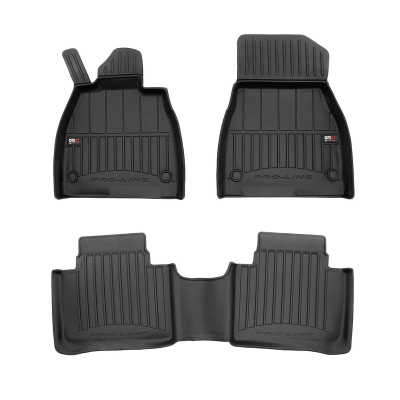 2022-2024 Mercedes EQS V297 Premium Floor Mats Liners Full Set All Weather Heavy Duty Black