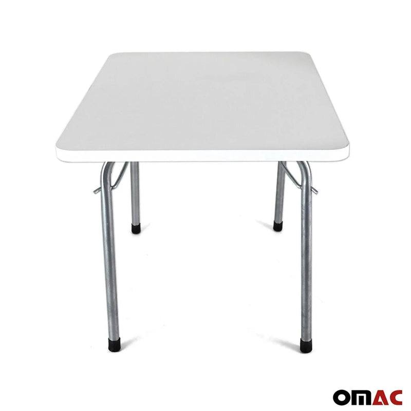 Folding Table Portable White Indoor Outdoor BBQ Picnic Party White Camp Table