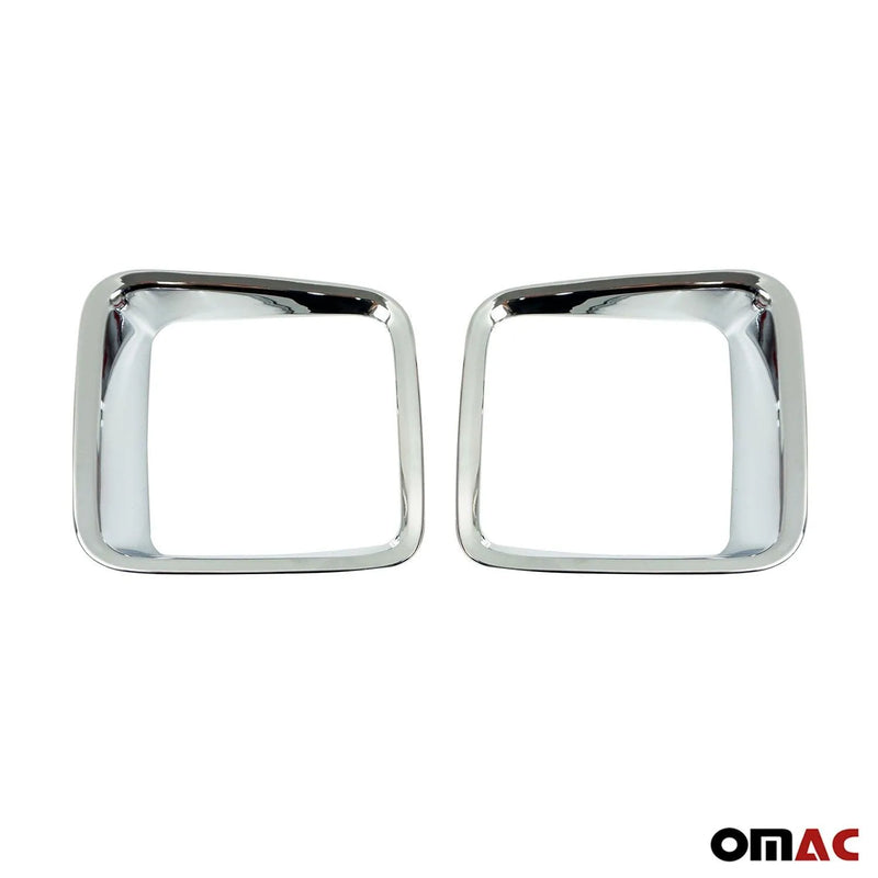 Inner Trunk Tail Light Trim Frame for Jeep Renegade 2015-2024 Chrome Silver 2Pcs