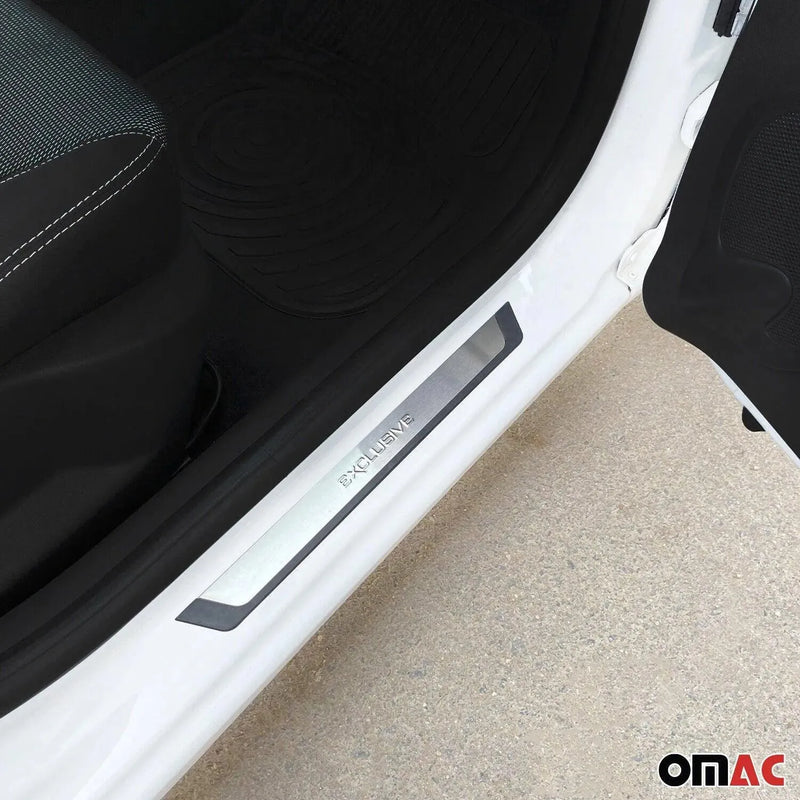 Door Sill Scuff Plate Scratch for Range Rover 2013-2021 Exclusive Steel 4x - OMAC USA